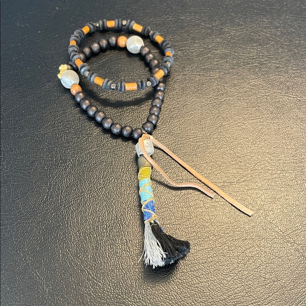 Beaded Bracelet with Tassel        Vintage